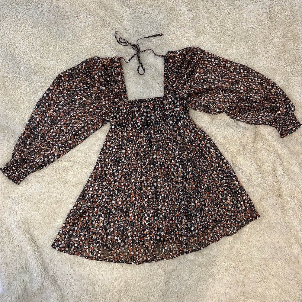 Floral mini dress